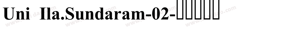 Uni Ila.Sundaram-02字体转换